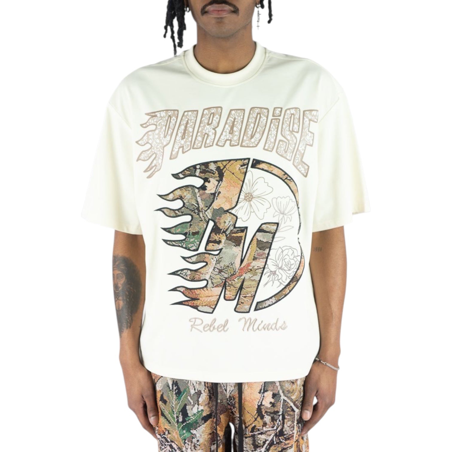 REBEL MINDS: Paradie Tapestry SS Tee 610-11111